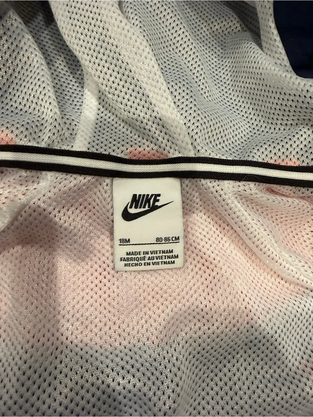 Nike Kids Colorblock Hooded Windbreaker Jacket - Navy/Red/Yellow/Light Blue